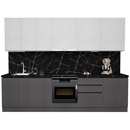 купить Мебель для кухни ArtFlame GOLA White/Storm Grey (3 m.l.) в Кишинёве 
