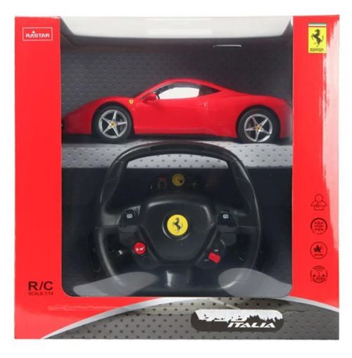 cumpără Jucărie cu telecomandă Rastar 47300-8 Ferrari 458 Italia, 1:14 rosie, 58244 în Chișinău 
