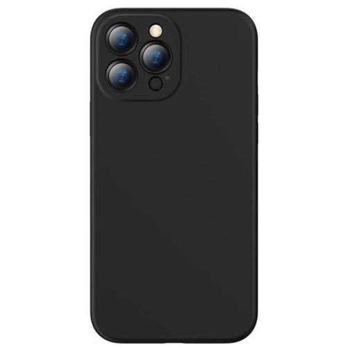 купить Чехол для смартфона Baseus Liquid Silica Gel Protective iPhone 13 Pro, Black в Кишинёве 