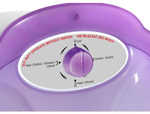 купить Массажер-ванночка для ног LAFE MFS-002 White/Purple в Кишинёве 