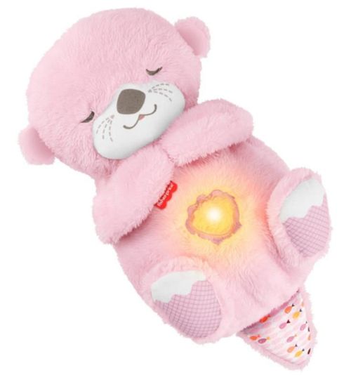 купить Мягкая игрушка Fisher Price JLJ33 Vidră cu lumină și sunet, roz в Кишинёве 