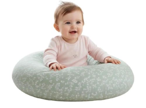 cumpără Pernă pentru gravide și mame care alăptează BabyJem 082 Perna pentru alaptare Flowers Green în Chișinău 