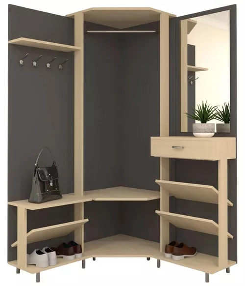 cumpără Mobilă pentru antreu Arta Mobilei Open Grafit 2,3,5 (AM54) în Chișinău 