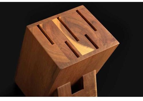 купить Аксессуар для кухни Takumi Suport pt cutite Knife Holder Walnut Wood 6 Slot в Кишинёве 