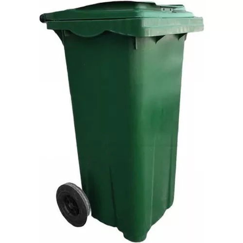 купить Урна для мусора Uniplast 37212 240 L pe roti (verde) HE в Кишинёве 