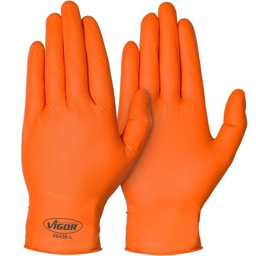 cumpără Îmbrăcăminte de lucru Vigor V6436-M, перчатки резиновые, р. M, 100 шт. în Chișinău 
