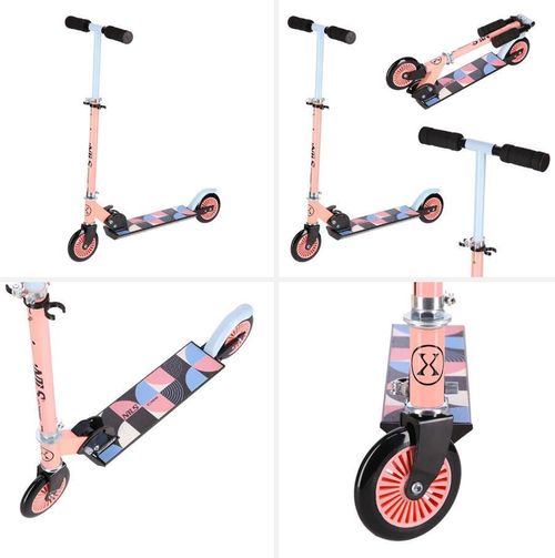cumpără Trotinetă Nils HD026 Abisal Pink-Blue Scooter Extreme în Chișinău 