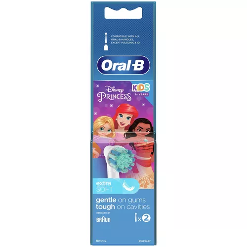 купить Сменная насадка для электрических зубных щеток Oral-B Kids Princess 2buc. в Кишинёве 