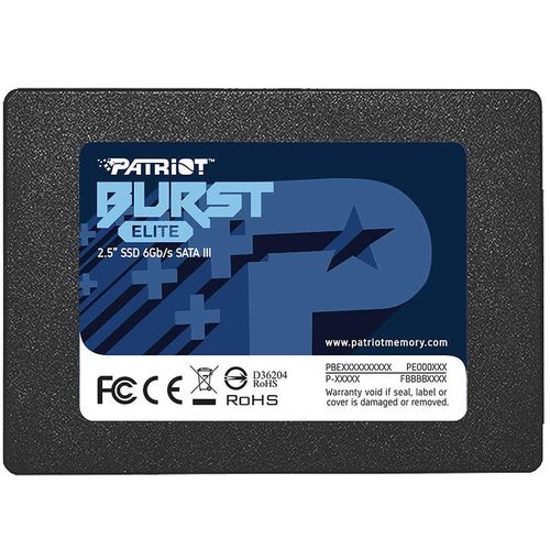 cumpără Solid state drive intern 240GB SSD 2.5" Patriot Burst Elite PBE240GS25SSDR, 7mm, Read 450MB/s, Write 320MB/s, SATA III 6.0 Gbps (solid state drive intern SSD/Внутрений высокоскоростной накопитель SSD) în Chișinău 