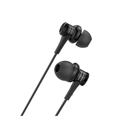 купить Borofone BM22 black (095446) Boundless universal earphones with mic, Speaker 10mm, Cable length 1.2m, Microphone, support for Apple and Android в Кишинёве 