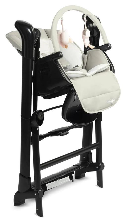 купить Стульчик для кормления Caretero 7650 Indigo Black Grey в Кишинёве 