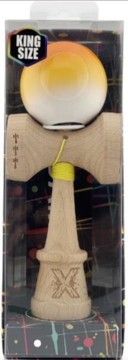 купить Активная игра Essa 165434 Kendama Super Sticky X Original, 7.5x6x18cm, Gradient portocaliu в Кишинёве 