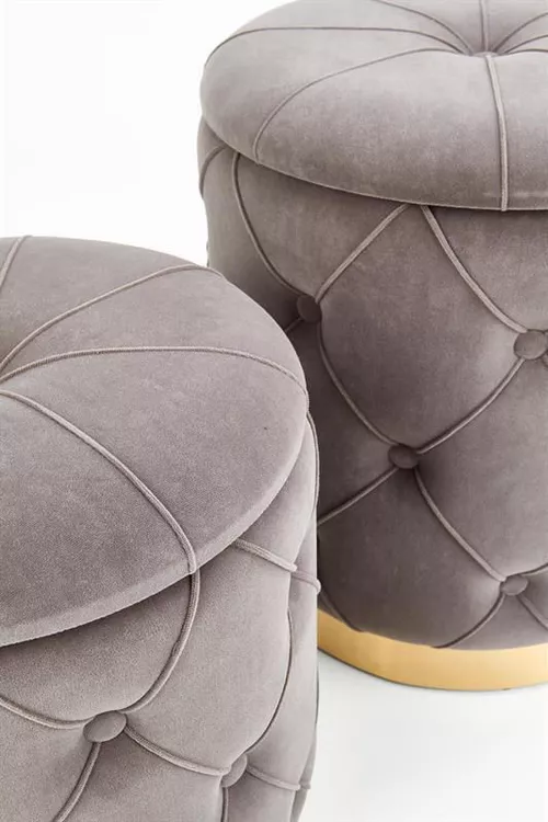 купить Пуф Halmar Polly 2 puf popiel в Кишинёве 