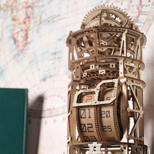 cumpără Puzzle Ugears UG Ceas de masa cu tourbion, cod 49225 în Chișinău 