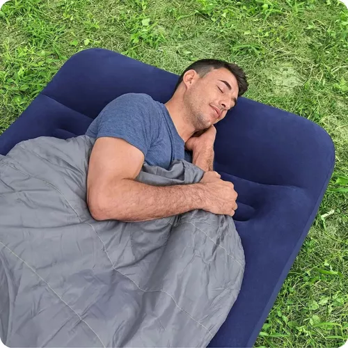 cumpără Saltea gonflabilă Bestway 67224 Air Mattress Twin Built-in Foot Pump 188x99x28cm în Chișinău 