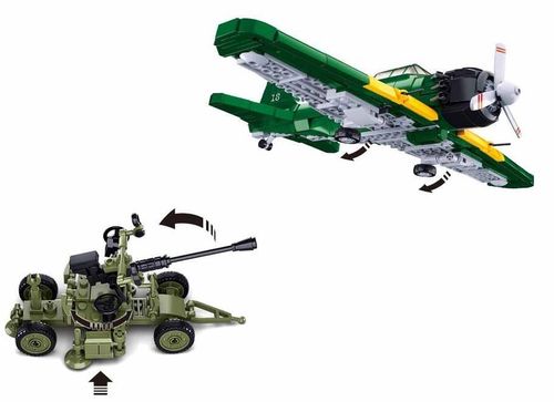 купить Конструктор Sluban B1108 Army - A6M Zero в Кишинёве 