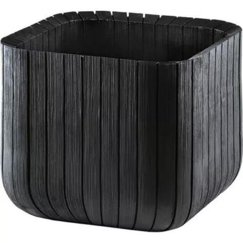 купить Садовая фигура Keter Cube Planter L Anthracite (230225) в Кишинёве 