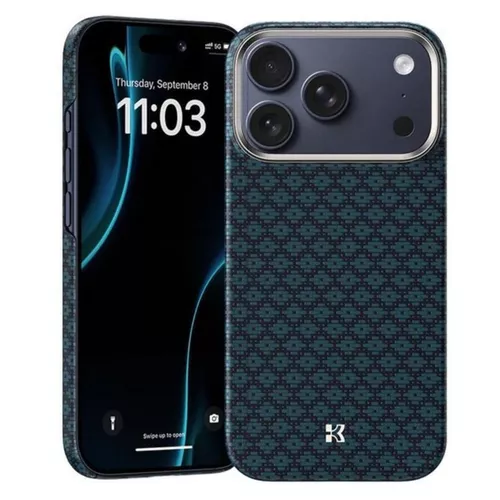 cumpără Husă pentru smartphone Benks ArmorAir ArmorGrid Phone Case Built with Kevlar iP17 Pro Max (Blue) în Chișinău 