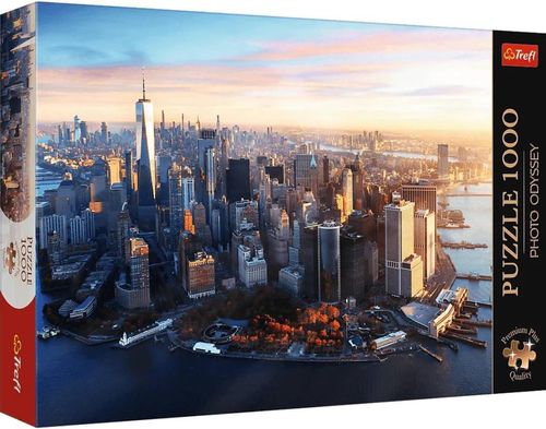 cumpără Puzzle Trefl R25K/40 (10828) Premium Plus 1000 Manhattan New York în Chișinău 
