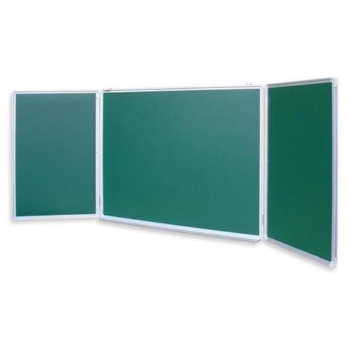 купить Офисная доска Office Line OL.BD.62 Tabla magnet/creta cu 3 compartimente, 100x400 cm, rama din aluminiu в Кишинёве 
