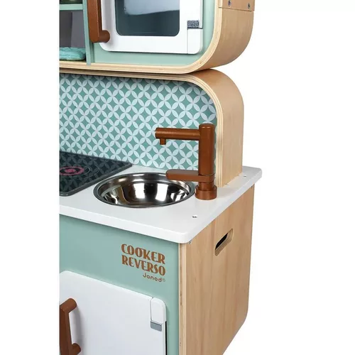 cumpără Bucătărie și veselă de jucărie Janod J06594 Bucatarie din lemn Kitchen Reverso Playset în Chișinău 