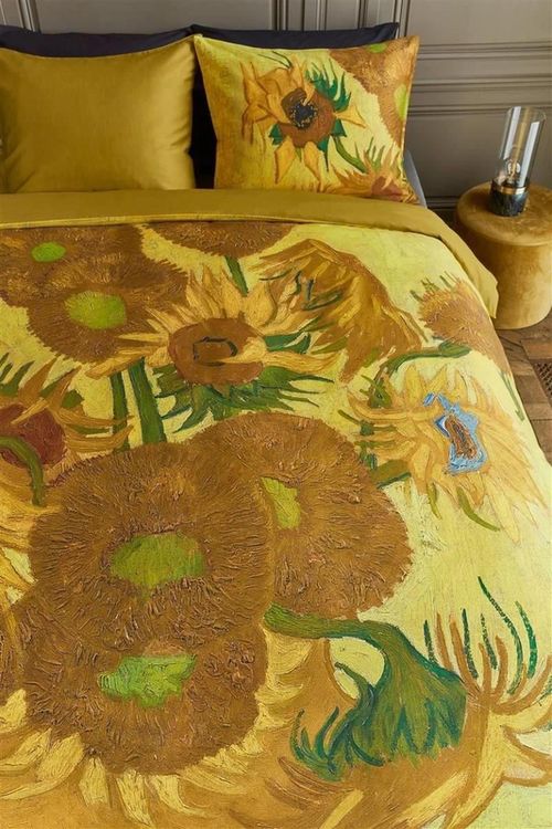 cumpără Lenjerie de pat Beddinghouse 188814 (Van Gogh) Tournesol 140x200/220 Yelow în Chișinău 