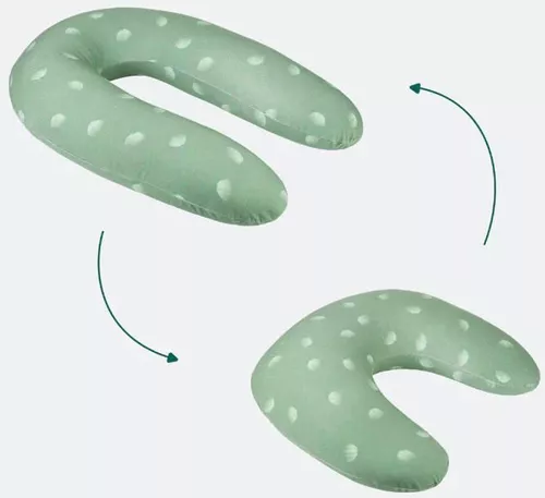 cumpără Pernă pentru gravide și mame care alăptează Babymoov A062030 B.Love 2  în 1  în formă de U și C Verde în Chișinău 