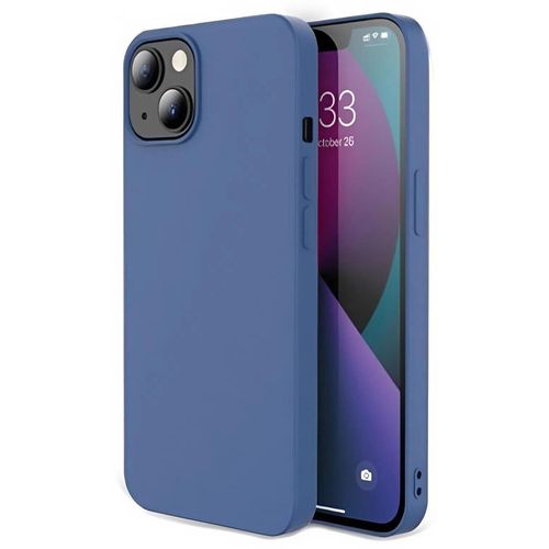 купить Чехол для смартфона Helmet iPhone 14, Liquid Silicone, Blue в Кишинёве 