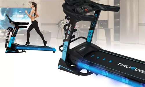 купить Беговая дорожка Thunder FLEX-DS-TFT, WiFi, Black в Кишинёве 