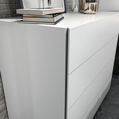 купить Комод Trendy Lines, Alb, 90x82x45cm (GTR005843) в Кишинёве 
