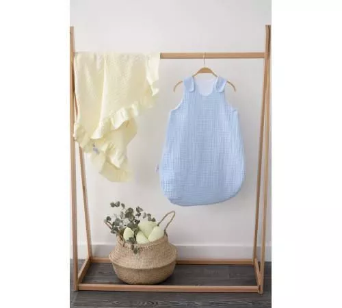 купить Детское постельное белье Veres 125.10.02 cпальник муслин голубой (0-9мес.) в Кишинёве 