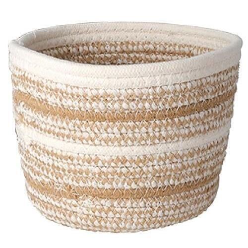 cumpără Cutie depozitare H&S 50600.2 Cos impletit 17x13cm, inalt, rotund, bej în Chișinău 