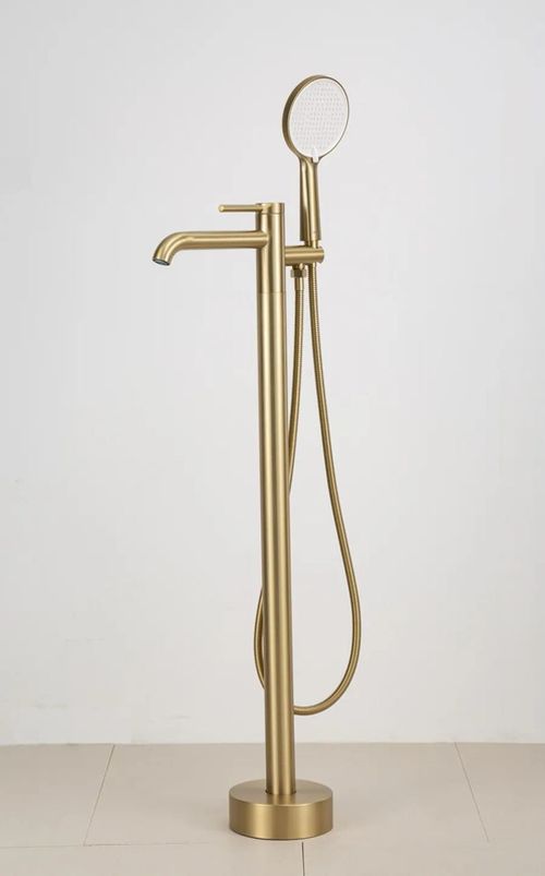 cumpără Baterie pentru cadă Gappo G3006-3 Satin Gold cada Freestanding în Chișinău 