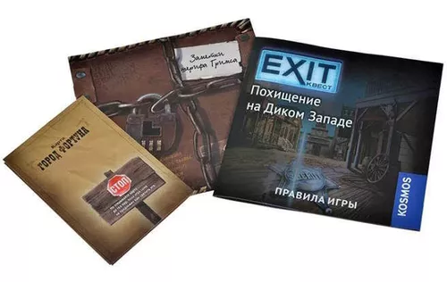 cumpără Joc educativ de masă Zvezda 8430 Exit Quest. Răpire în Vestul Sălbatic în Chișinău 