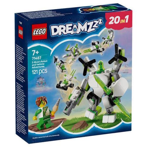 купить Конструктор Lego 71487 Dreamzzz Robot Z-Blob și aventuri cu mașini в Кишинёве 