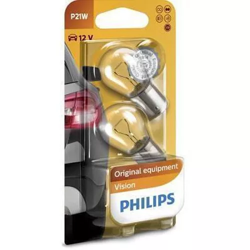 cumpără Lampă auto Philips 12498B2 P21W 12V 21W BA15S Blister ( set - 2шт.) în Chișinău 