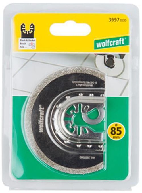 cumpără Accesoriu pentru fierăstrăie Wolfcraft Panza segment de ferestrau PRO diamantata 85mm 3997000 în Chișinău 