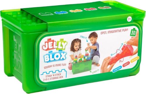 купить Конструктор miscellaneous 931693 Jelly Blox Stash&Stack 2in1 Storage Case в Кишинёве 