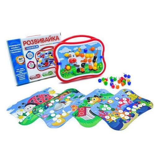 купить Игровой комплекс для детей Maximus MX5423 Set de joc cu mozaică Razvivaika 77 elem. в Кишинёве 