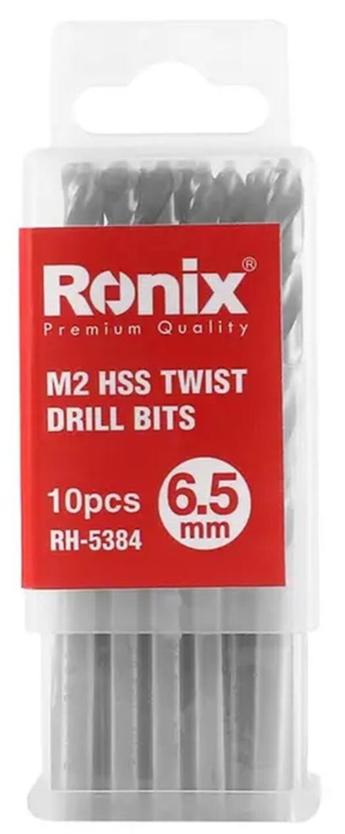 купить Сверло Ronix RH-5384 Set burghiu 6.5mm-M2 (10buc) в Кишинёве 