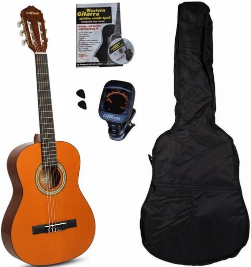 купить Гитара Clifton Набор медовый Valesca 1/4, классический в Кишинёве 