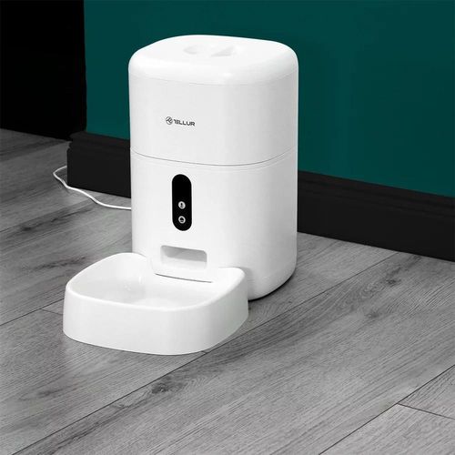 купить Миска для собак и кошек Tellur TLL331461 Dispenser hrana animale WiFi Smart, 4L, Alb в Кишинёве 