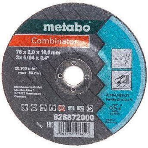 купить Диск отрезной Metabo 626872000 Диск для комбинированной пилы 76*20*10 в Кишинёве 