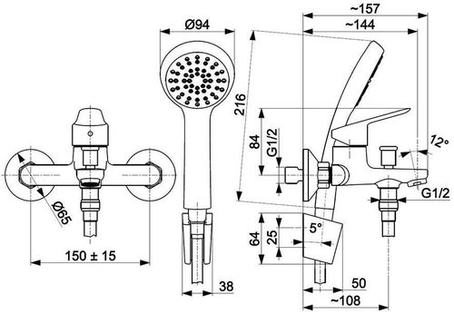 cumpără Panou de duș kfa armatura Sparc (121394) în Chișinău 