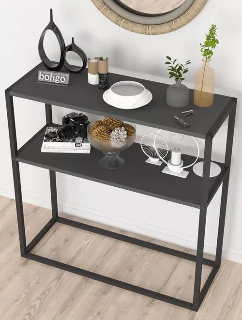 cumpără Raft de birou Nex Home Dressuar, 90x34x89,5 cm, Antracit (14-01-08) în Chișinău 