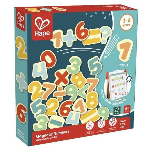 купить Игрушка Hape E2007 Set de figurine magnetice Numere в Кишинёве 
