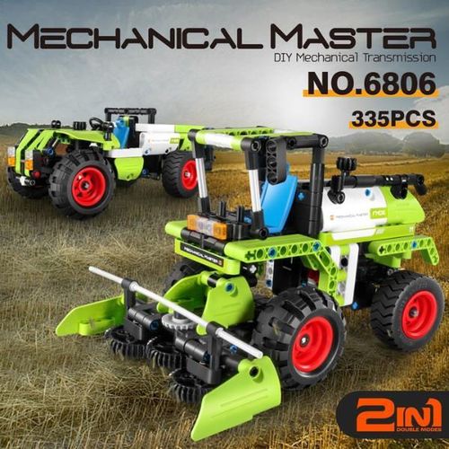 купить Конструктор iM.Master 6806 Mașină de recoltat 2în1, Mechanical Master, 335pcs в Кишинёве 