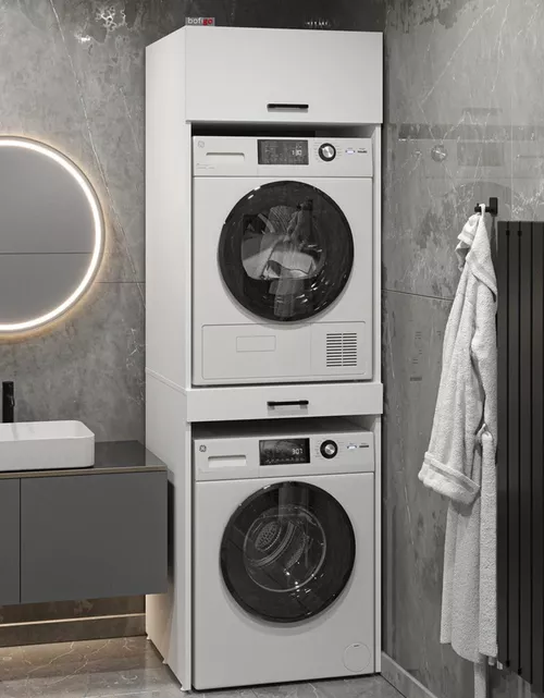 купить Полка для ванной Bofigo 12-08-01 White (полка для стиральной машины) в Кишинёве 