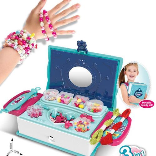 cumpără Set de creație Essa KL7526A Cutiuță pentru creație 3 în 1 cu accesorii pentru crearea brățărilor în Chișinău 