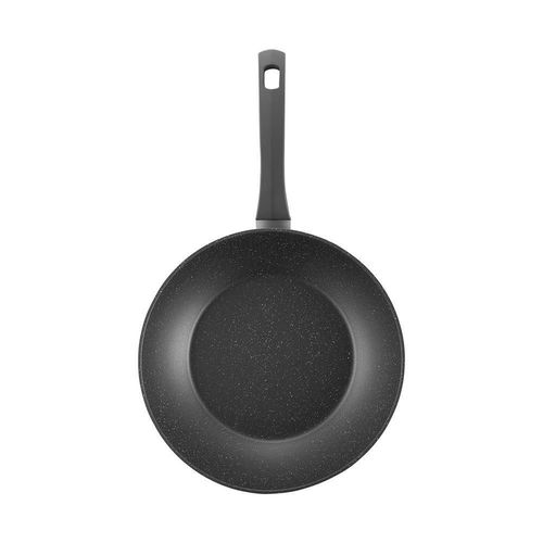 купить Сковорода Ambition 813207 Wok, Silverstone, 28 Cm, Qualum Basic Stone в Кишинёве 